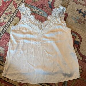 H&M Cream Lace Detail Chemise